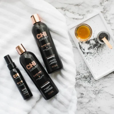 Dầu gội xả CHI luxury black seed oil siêu mượt, phục hồi 355ml 739ml