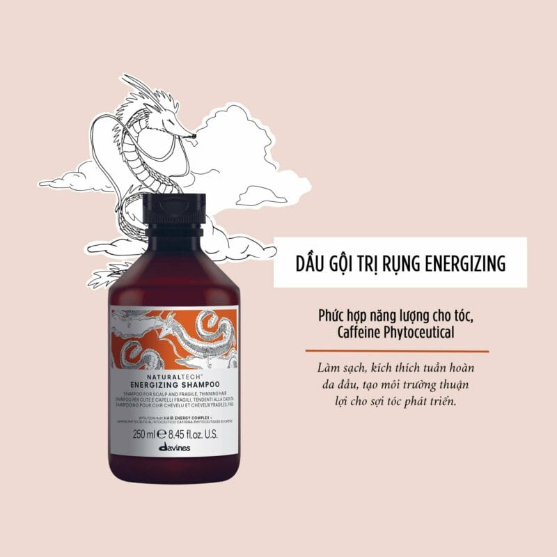 Giới thiệu về dầu gội chống rụng tóc Davines Energizing