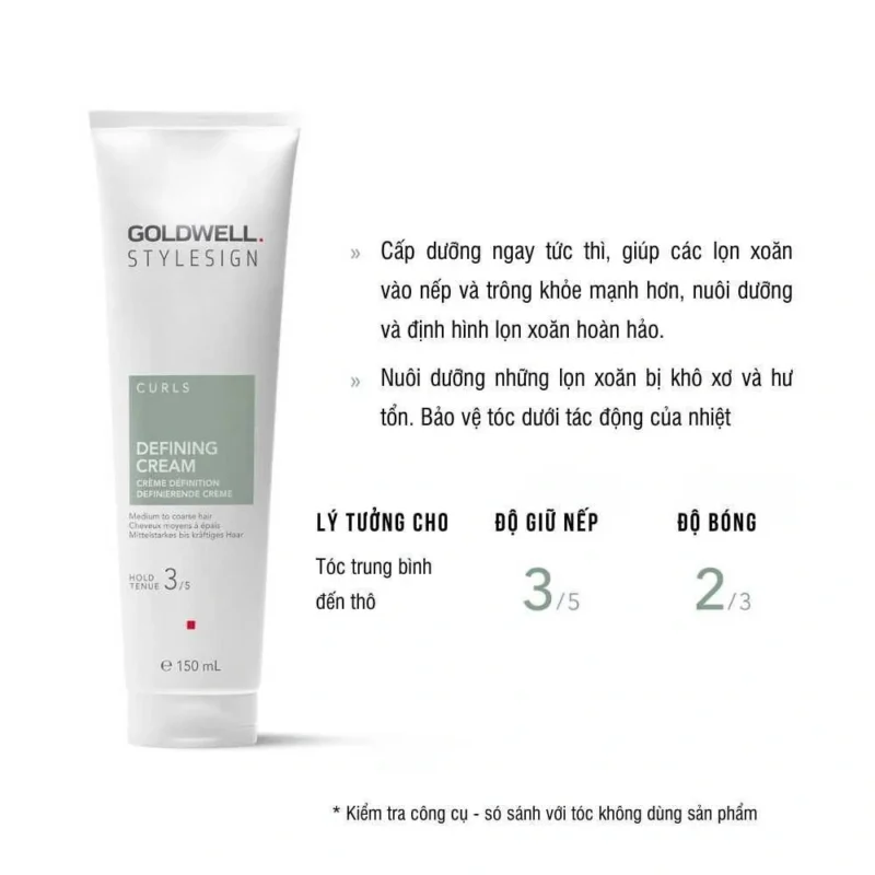 Kem Định Hình Lọn Xoăn Goldwell Stylesign Defining Cream 150ML